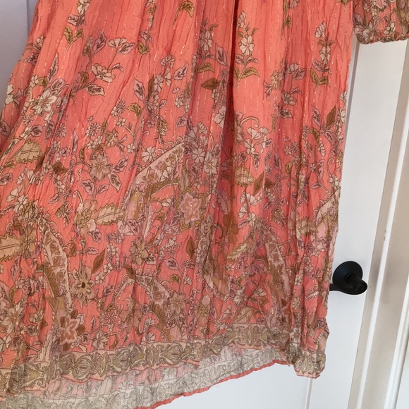 Spell Hendrix pink boho midi dress - Picture 5 of 8